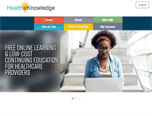 Tablet Screenshot of healtheknowledge.org
